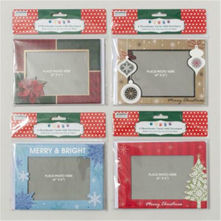 REGENT PRODUCTS Photoframe Chiristmas Cards, 48PK G91466